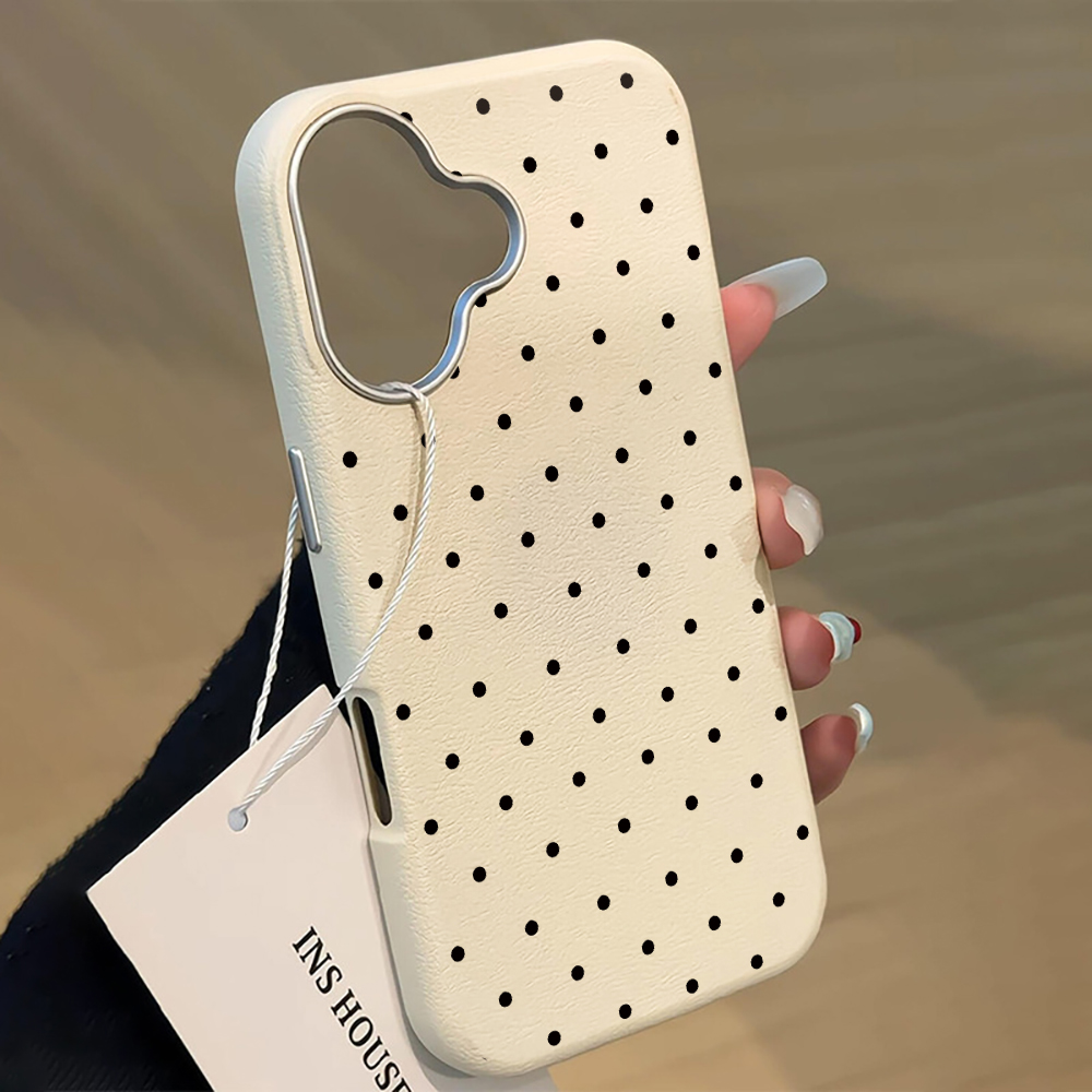 Phone Cases Trending - เคสโทรศัพท์ลายจุดน่ารักสไตล์เกาหลี สำหรับ iPhone 16 15 17