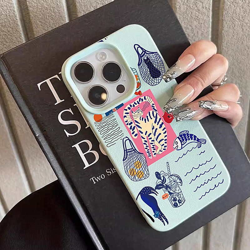 Phone Cases Mous - เคสโทรศัพท์ลายแมวเชอร์รี่น่ารักสำหรับ iPhone 17 Air XR XS