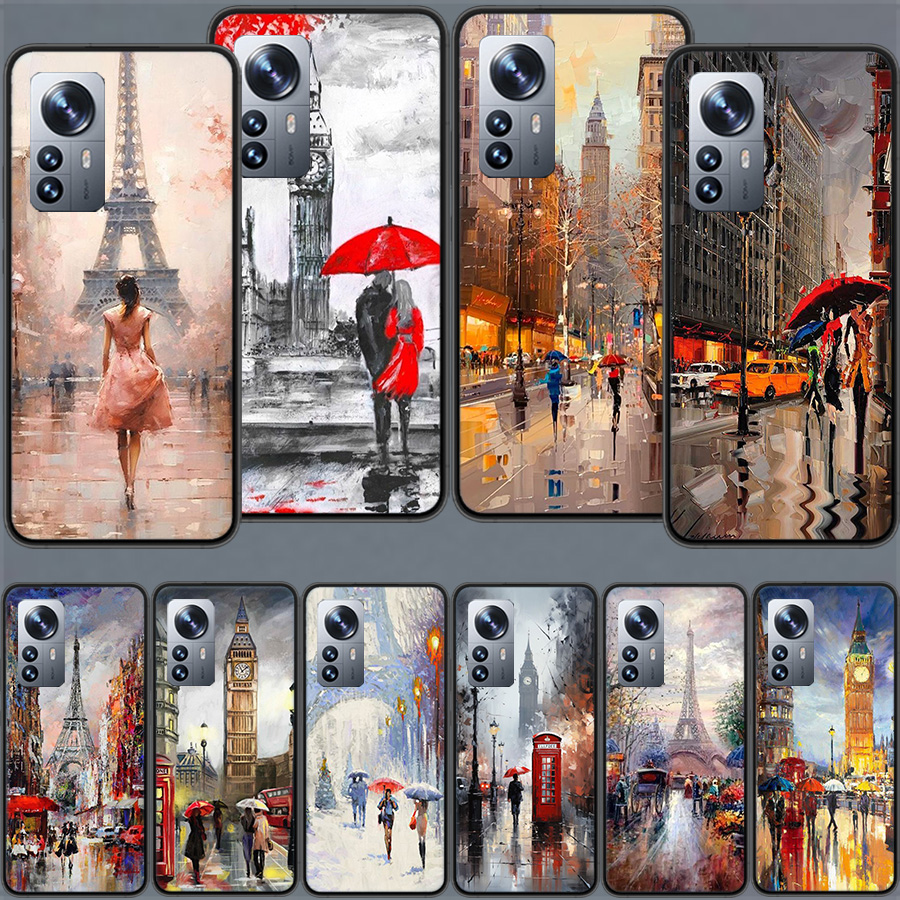 Phone Cases London - เคสโทรศัพท์ลายภาพวาดสีน้ำมันศิลปินลอนดอน สำหรับ Xiaomi Poco X7 X6