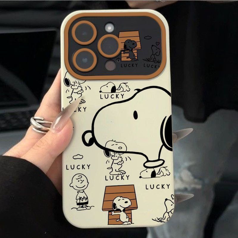 Phone Cases Japanese - เคสโทรศัพท์นิ่มลายสนูปปี้ น่ารัก สไตล์อนิเมะ วัสดุ TPU สำหรับ