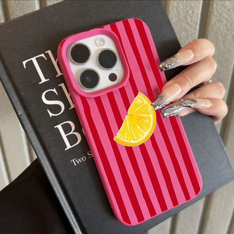 Phone Cases Trending - เคสโทรศัพท์ซิลิโคน TPU ลายเลมอนแฟชั่น สำหรับ iPhone 17
