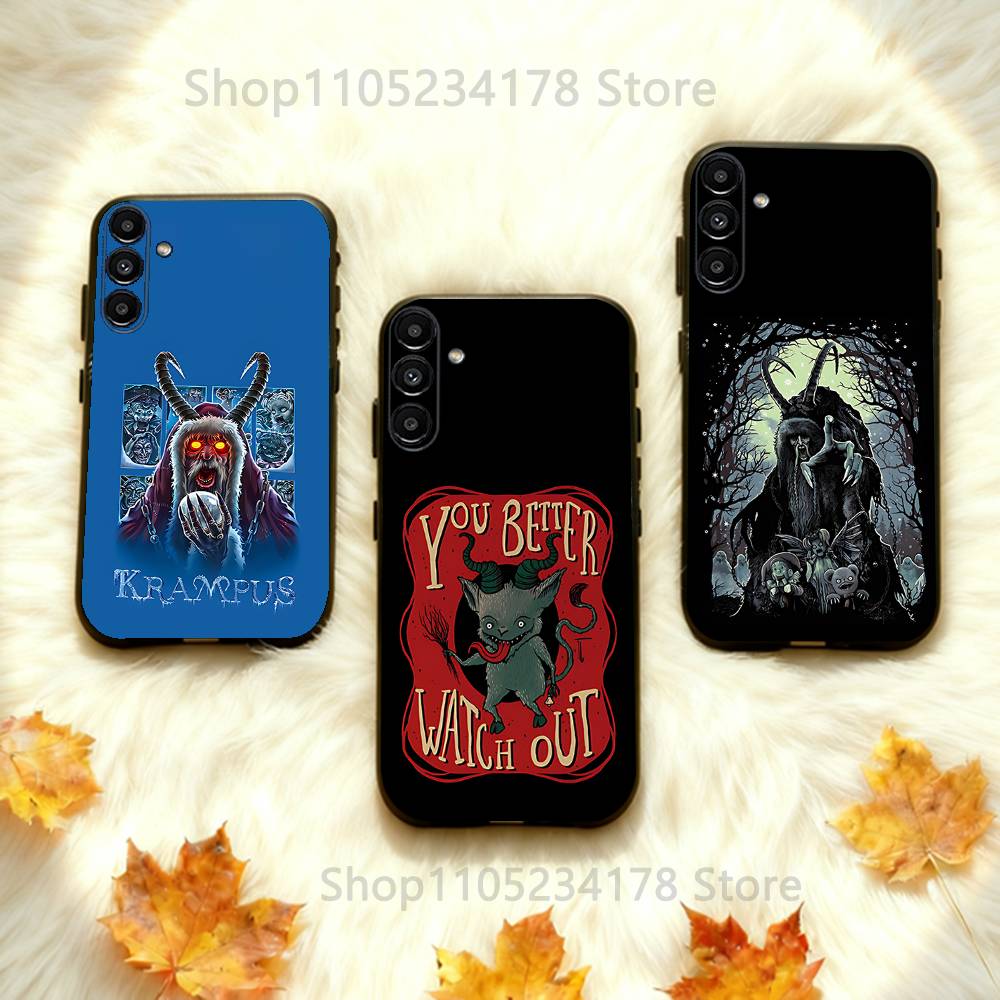 Phone Cases Ugly - เคสโทรศัพท์ลาย K-krampus น่ารัก วัสดุซิลิโคนนิ่ม สำหรับ Samsung