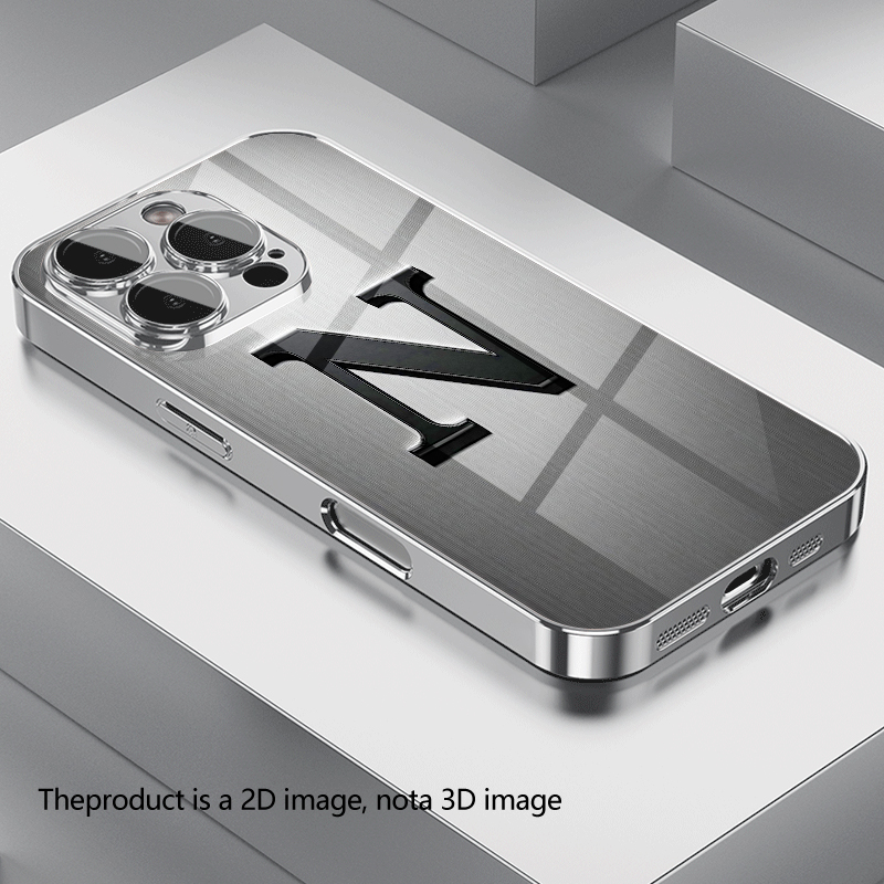 Phone Cases Trending - เคสโทรศัพท์ PROTECT Iridescent Letter A ดีไซน์ป้องกันเลนส์
