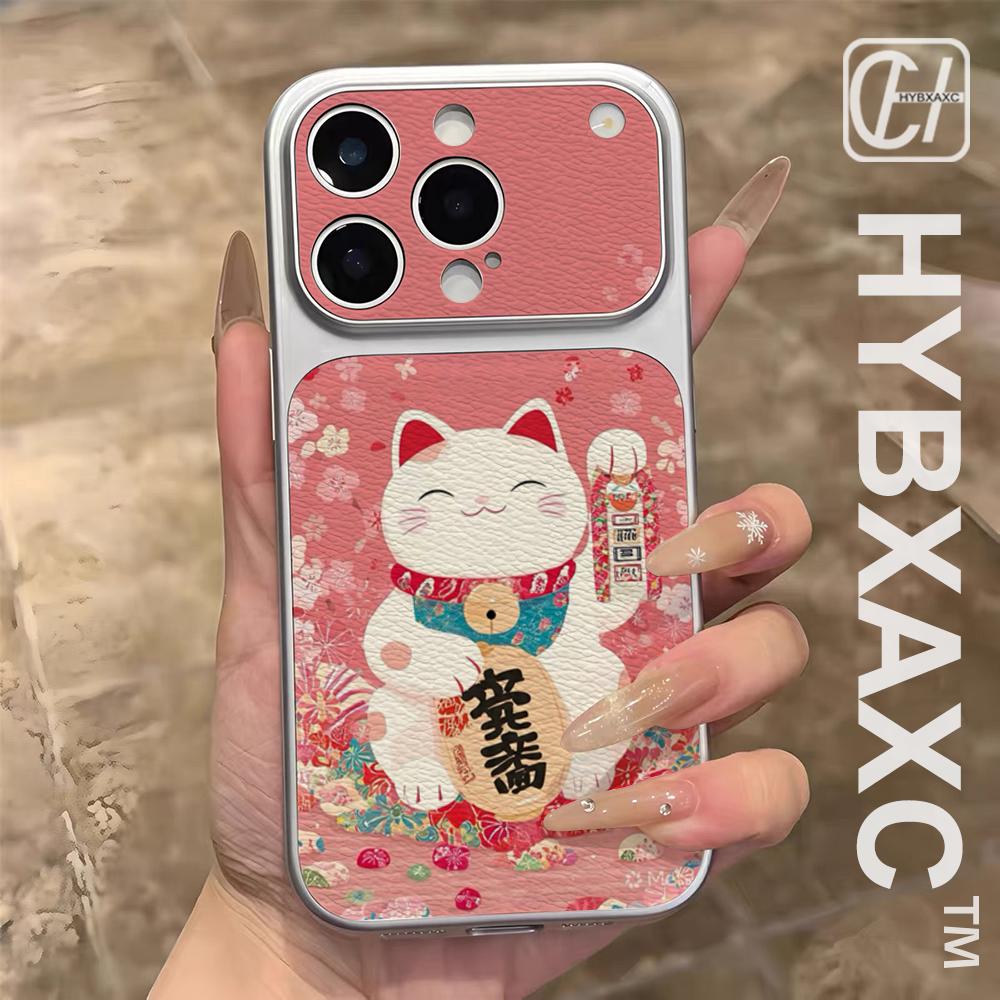 Phone Cases Japanese - เคสโทรศัพท์ลายแมวนำโชคซากุระสไตล์ญี่ปุ่น น่ารัก ป้องกันแรงกระแทก สำหรับ iPhone 17-11