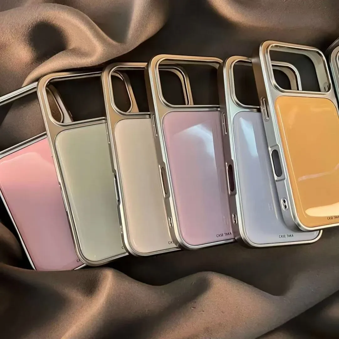 Phone Cases Y2K - เคสโทรศัพท์น่ารัก สไตล์เกาหลี สีลูกกวาด ชุบเคลือบกันกระแทก สำหรับ Samsung