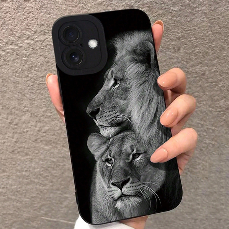 Phone Cases Mous - เคสโทรศัพท์ลายสิงโตสีสันสดใสแบบมีรูพรุนสำหรับ iPhone 17 16 15 14