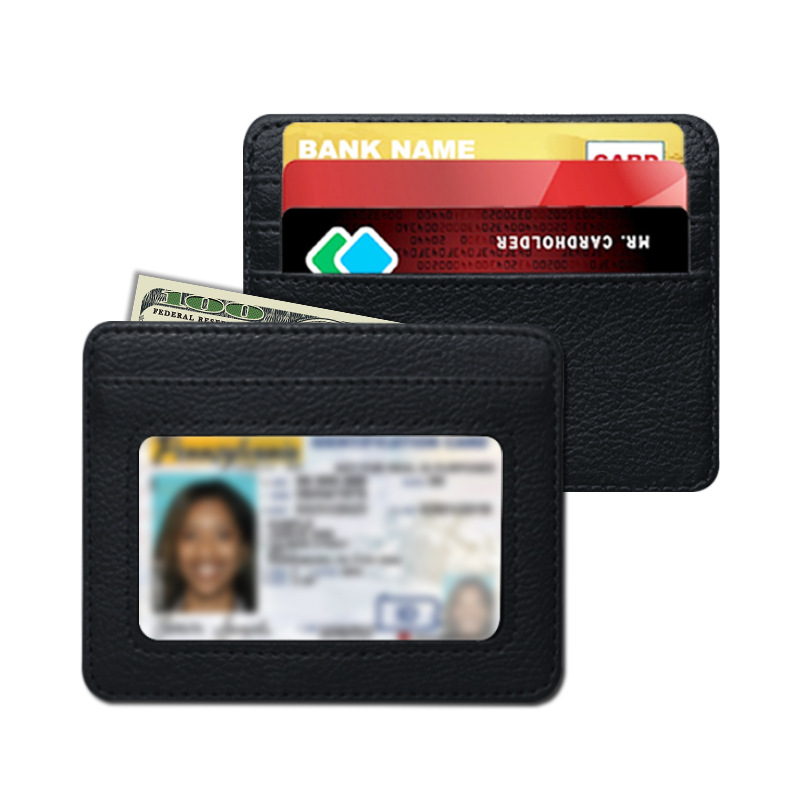 Slim Card Slot Case - บาง PU หนังกระเป๋าสตางค์มินิ Slim Bank ผู้ถือบัตรเครดิตหลายช่องใส่การ์ดผู้ชายธุรกิจขนาดเล็ก