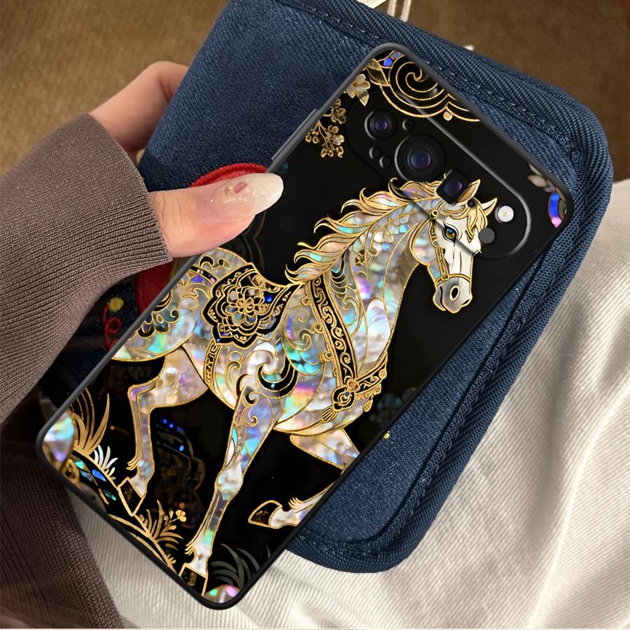 Phone Cases Google Pixel 9A - เคสโทรศัพท์ลัคกี้ฮอร์สฟันดาสำหรับกูเกิลพิกเซล 10A 6 7 8 โปร