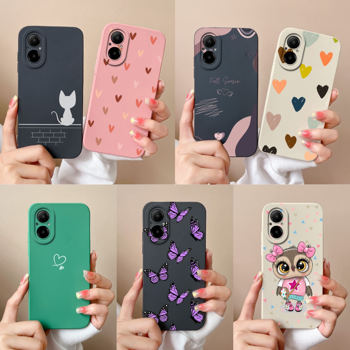 Phone Cases Rimowa - สําหรับRealme C67 เคสโทรศัพท์สนุกผีเสื้อป้องกันกล้องซิลิโคนเหลวนุ่มปกหลังสําหรับOppo Realme C 67