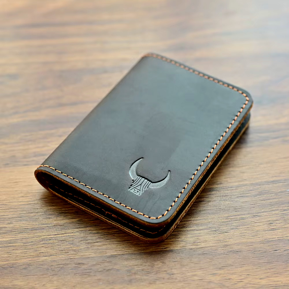 Slim Card Slot Case - กระเป๋าสตางค์กระเป๋าใส่บัตรเครดิตบางหนังแท้100% ช่องใส่บัตรเครดิตหลายช่องเคสใส่เงินสด