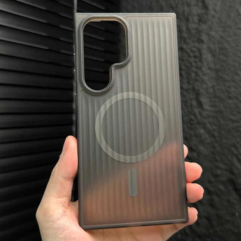 Phone Cases Rimowa - Luxury Matte Stripeโปร่งแสงสําหรับSamsung Galaxy S25 S24