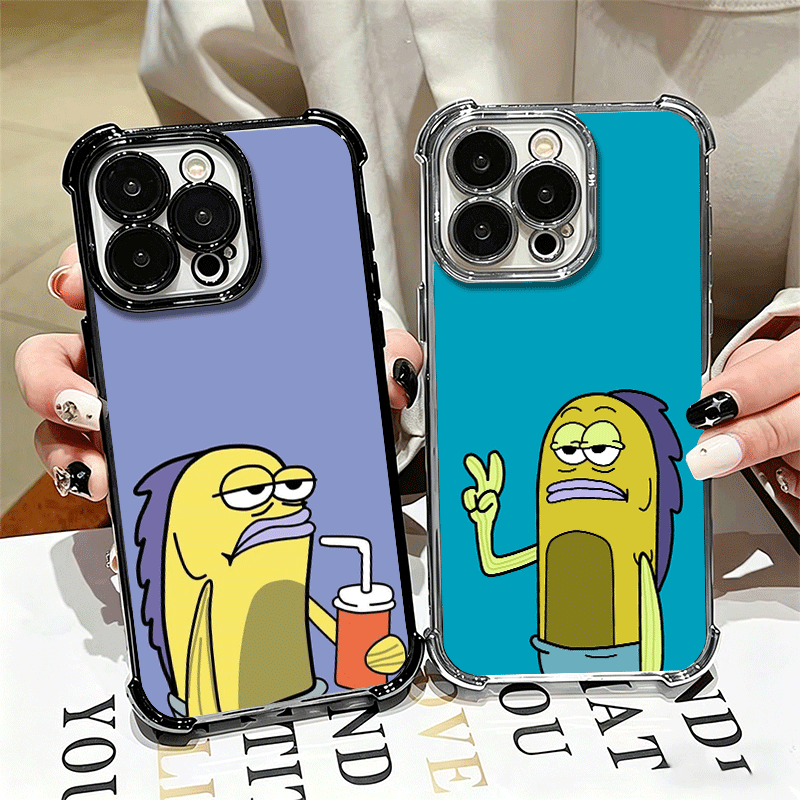 Phone Cases Ugly - เคสโทรศัพท์ลายการ์ตูนปลาตลกๆ น่ารักๆ สำหรับ iPhone 16 17