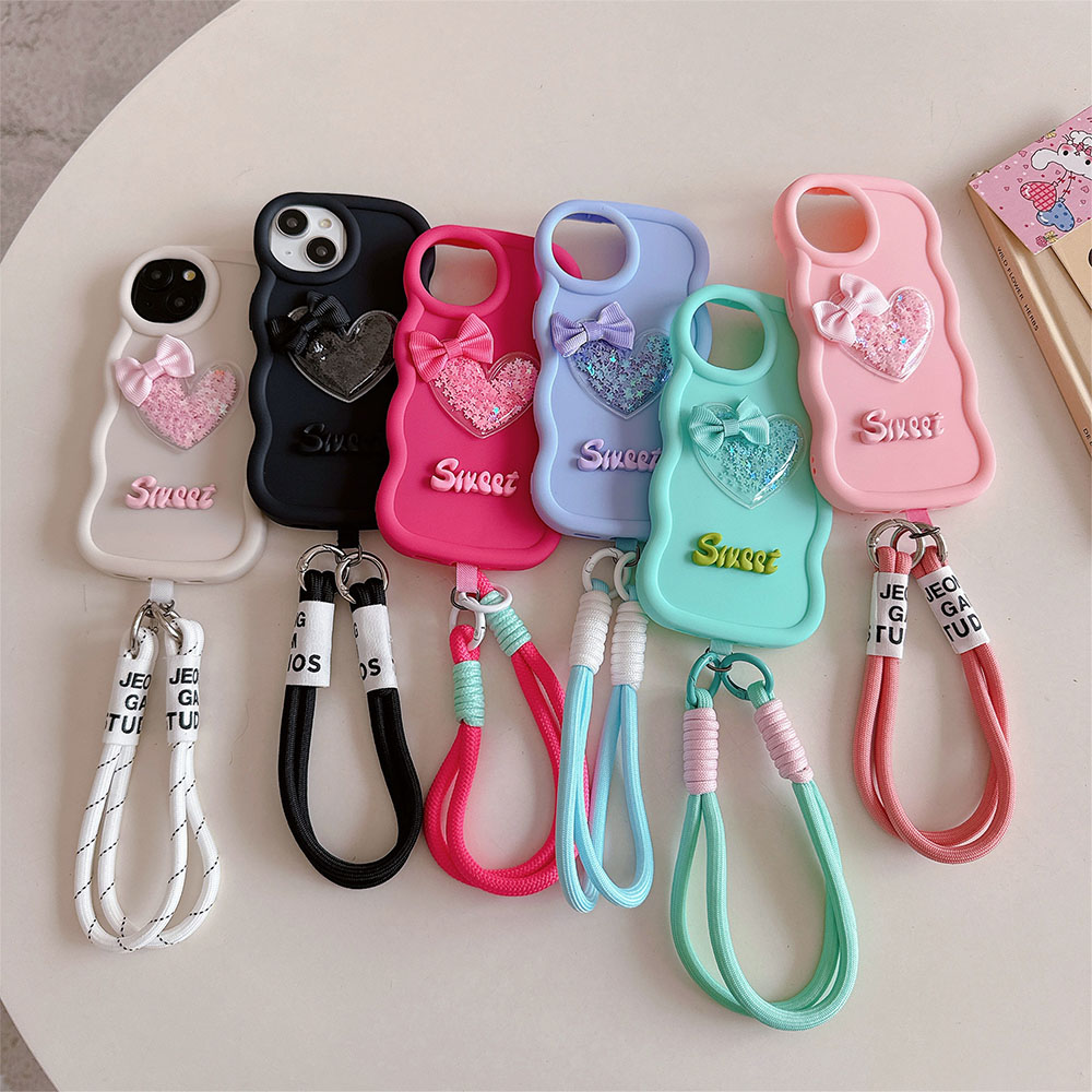 Phone Cases Ugly - เคสโทรศัพท์รูปหัวใจรูปโบว์หยักนิ่มสำหรับ VIVO G2 T3x T2 Pro