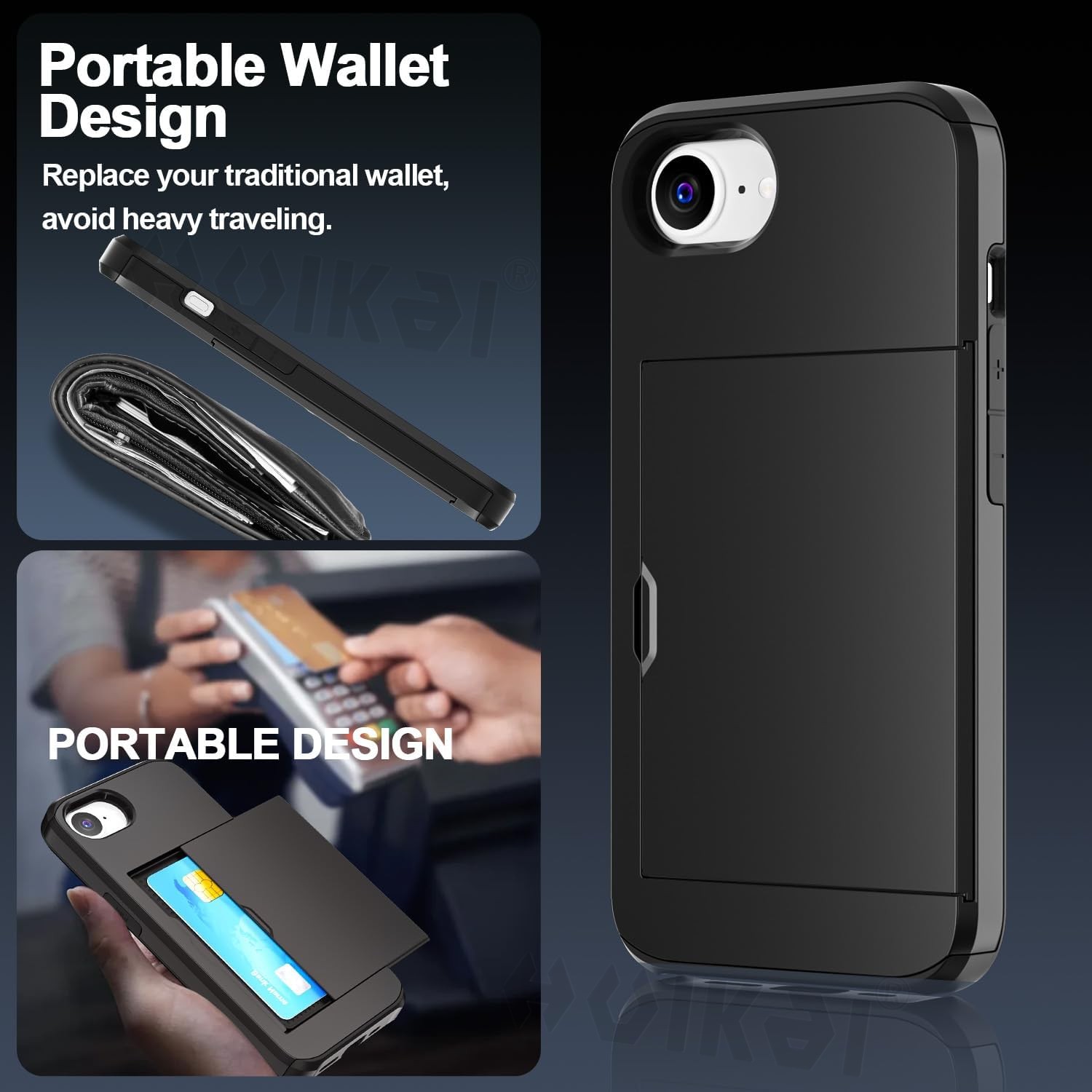เคสสำหรับ iPhone 17e 17 Pro Ma - Slim Card Slot Case บทวิจารณ์และราคา