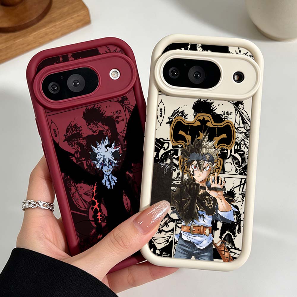 เคสโทรศัพท์สีดำลายโคลเวอร์สุดเ - Phone Cases Google Pixel 9A บทวิจารณ์และราคา