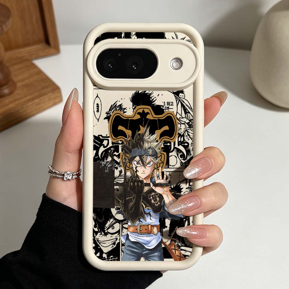 เคสโทรศัพท์สีดำลายโคลเวอร์สุดเ - Phone Cases Google Pixel 9A บทวิจารณ์และราคา