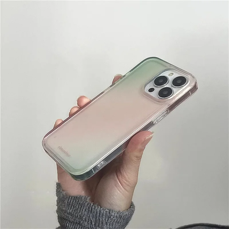 เคสโทรศัพท์ IMD สีเขียวไล่เฉดแ - Phone Cases Y2K บทวิจารณ์และราคา