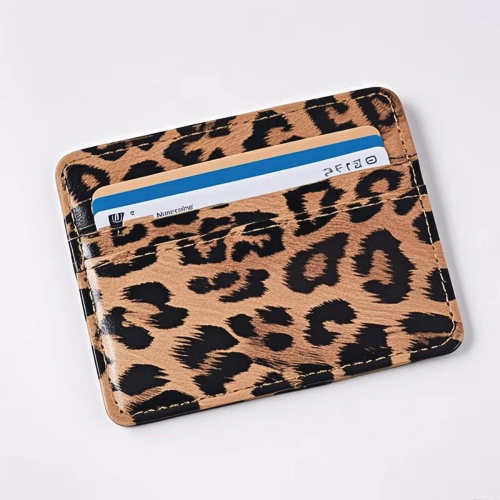 กระเป๋าใส่บัตรหนัง PU ลายเสือด - Slim Card Slot Case บทวิจารณ์และราคา