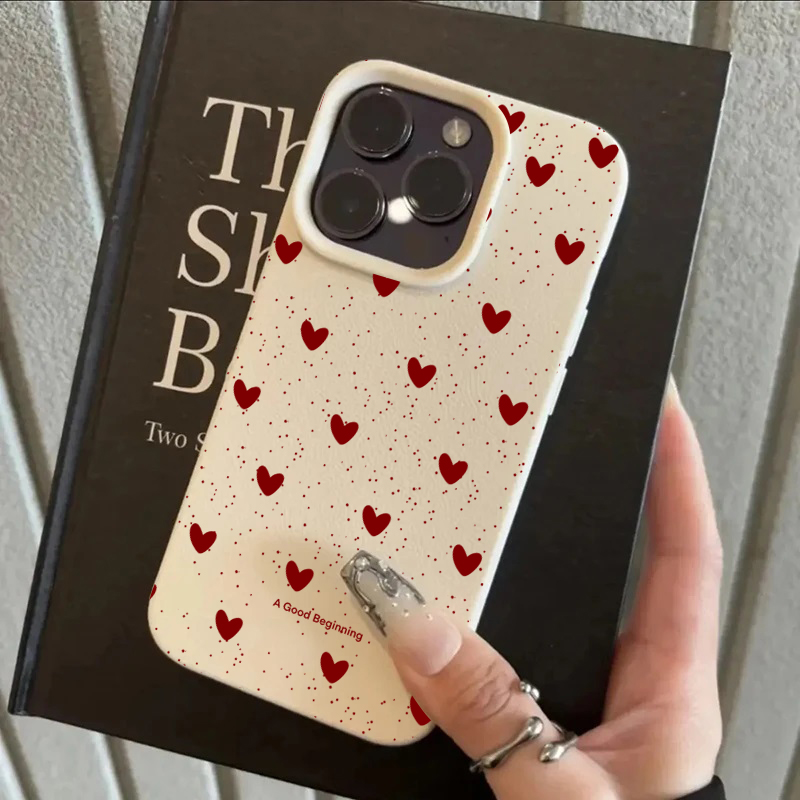 เคสซิลิโคนลายหัวใจแฟชั่น INS ส - Phone Cases Trending บทวิจารณ์และราคา