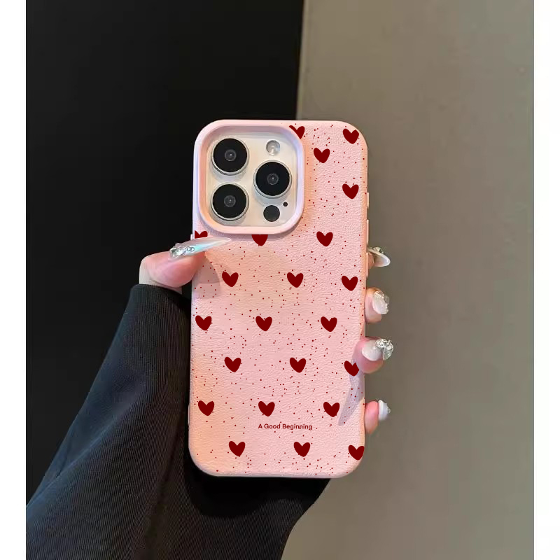 เคสซิลิโคนลายหัวใจแฟชั่น INS ส - Phone Cases Trending บทวิจารณ์และราคา