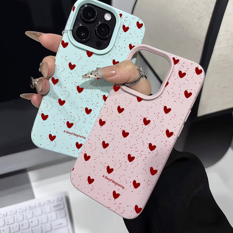 เคสซิลิโคนลายหัวใจแฟชั่น INS ส - Phone Cases Trending บทวิจารณ์และราคา