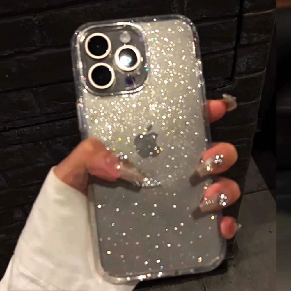 เคสใสประกายกลิตเตอร์สีชมพูสำหร - Phone Cases Pinterest บทวิจารณ์และราคา