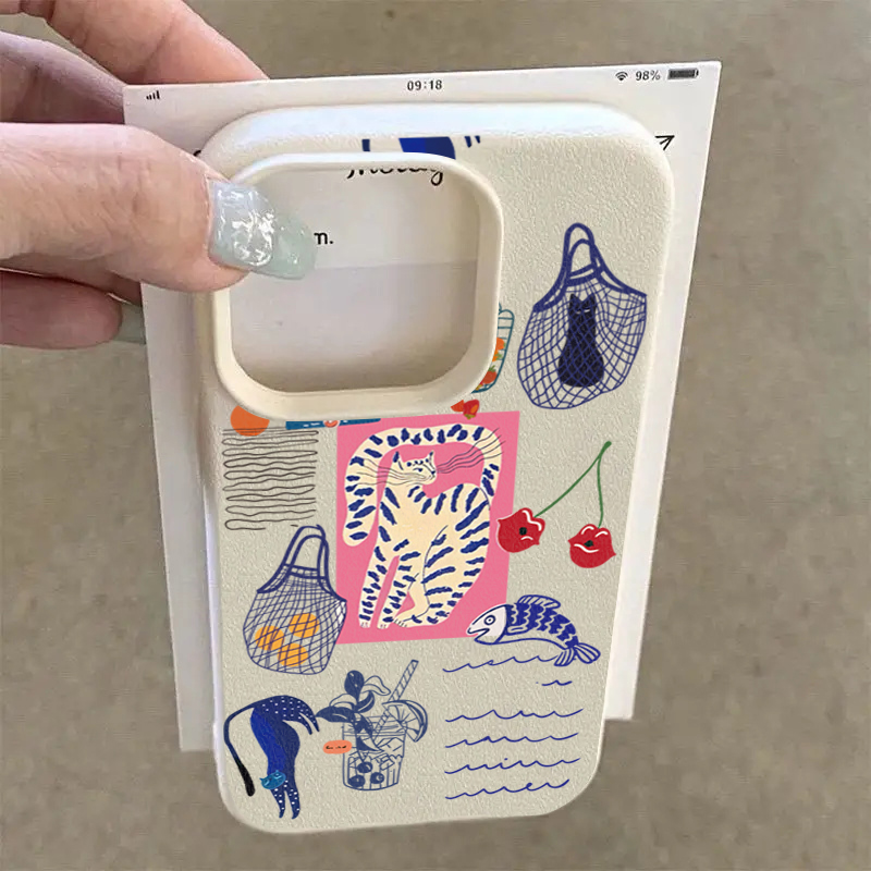 เคสโทรศัพท์ลายแมวเชอร์รี่น่ารั - Phone Cases Mous บทวิจารณ์และราคา