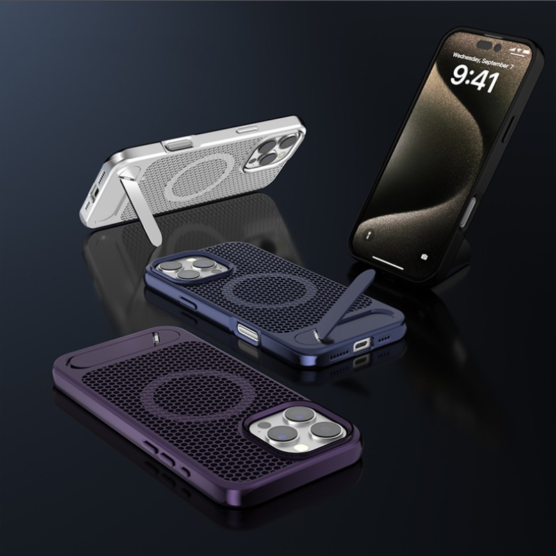 3D Hollow Honeycomb Coolingเคส - Phone Cases With Stand บทวิจารณ์และราคา