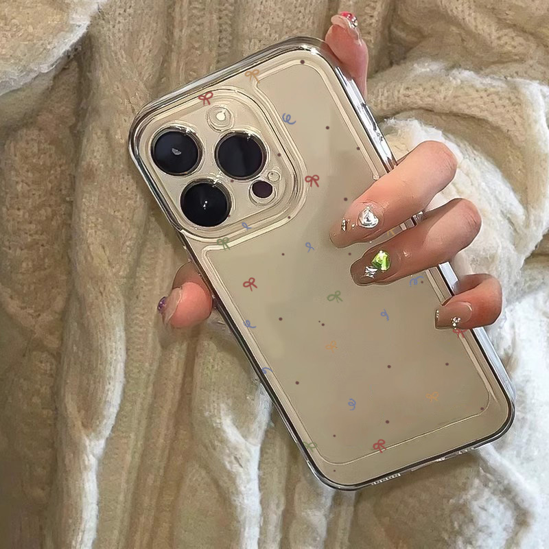 เคสโทรศัพท์ใสโบว์เล็กสีสันสดใส - Phone Cases Pinterest บทวิจารณ์และราคา