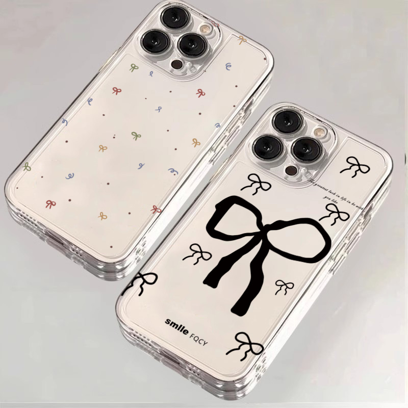 เคสโทรศัพท์ใสโบว์เล็กสีสันสดใส - Phone Cases Pinterest บทวิจารณ์และราคา