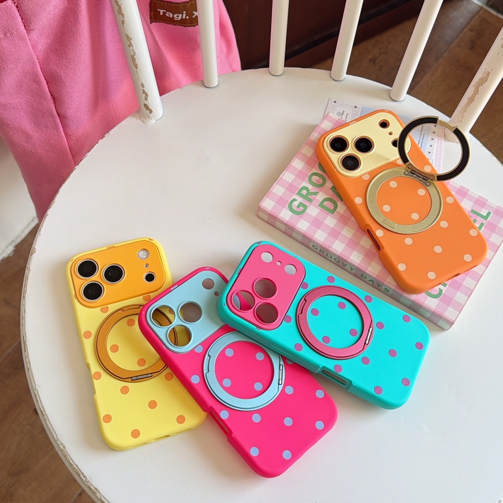 INS ลายจุดแม่เหล็ก 360 °   เคส - Phone Cases With Stand บทวิจารณ์และราคา