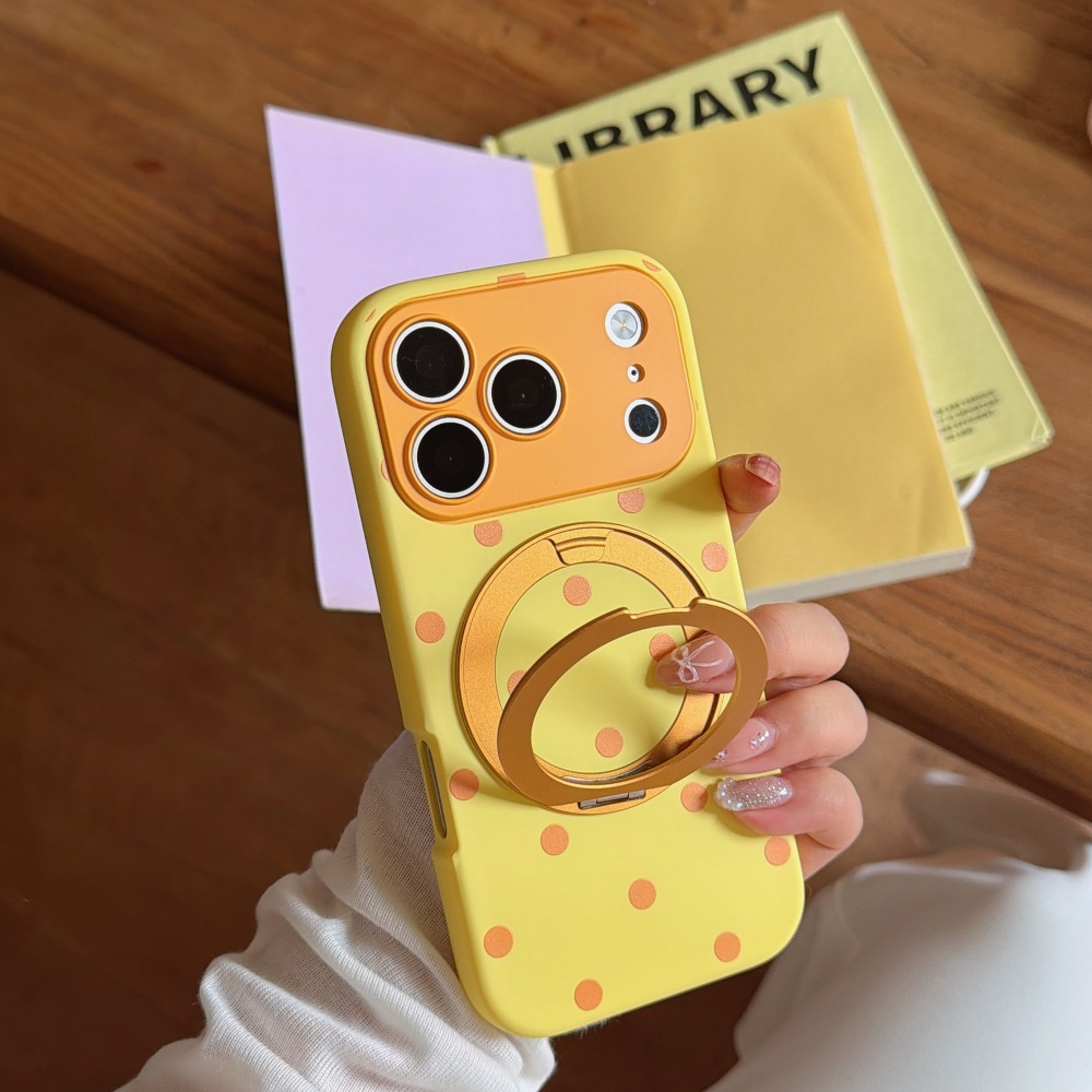 INS ลายจุดแม่เหล็ก 360 °   เคส - Phone Cases With Stand บทวิจารณ์และราคา