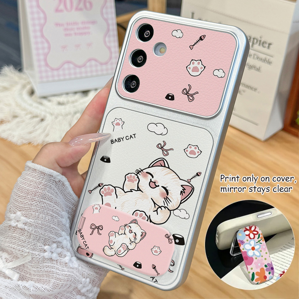 เคสโทรศัพท์ลายการ์ตูนแมวน่ารัก - Phone Cases With Stand บทวิจารณ์และราคา