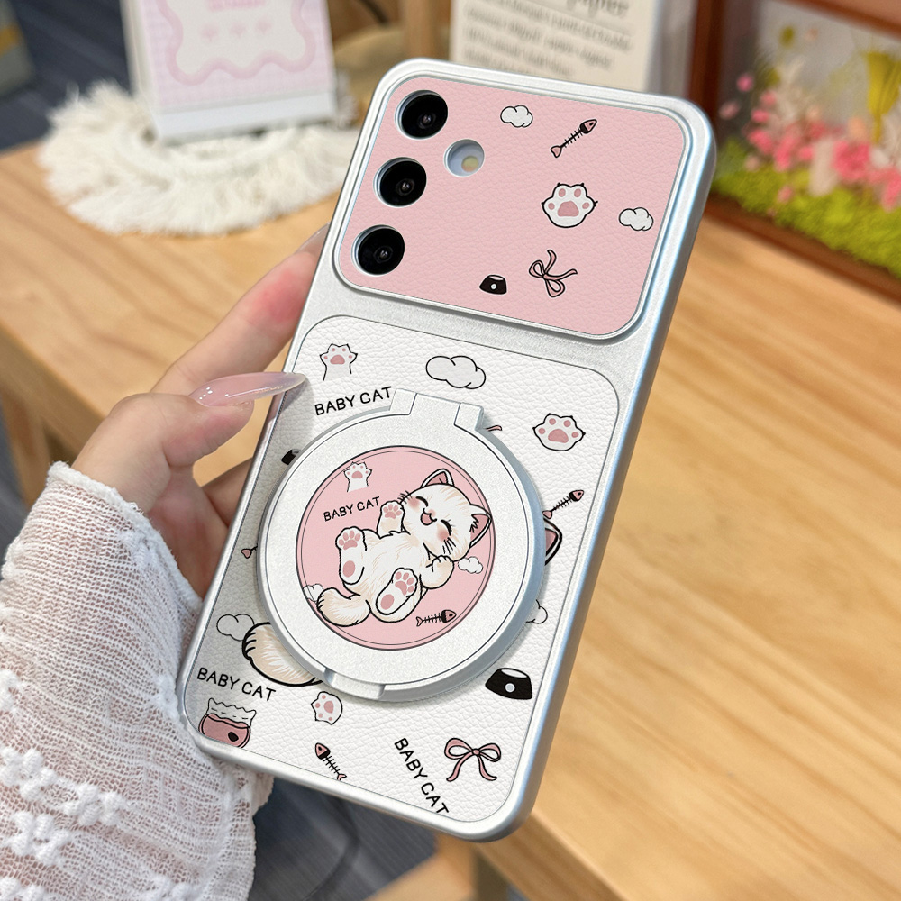 เคสโทรศัพท์ลายการ์ตูนแมวน่ารัก - Phone Cases With Stand บทวิจารณ์และราคา