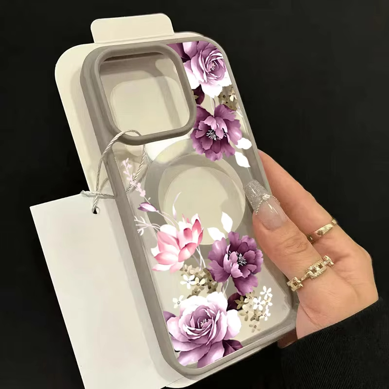 เคสโทรศัพท์ลายดอกไม้สีชมพูลава - Phone Cases Mous บทวิจารณ์และราคา