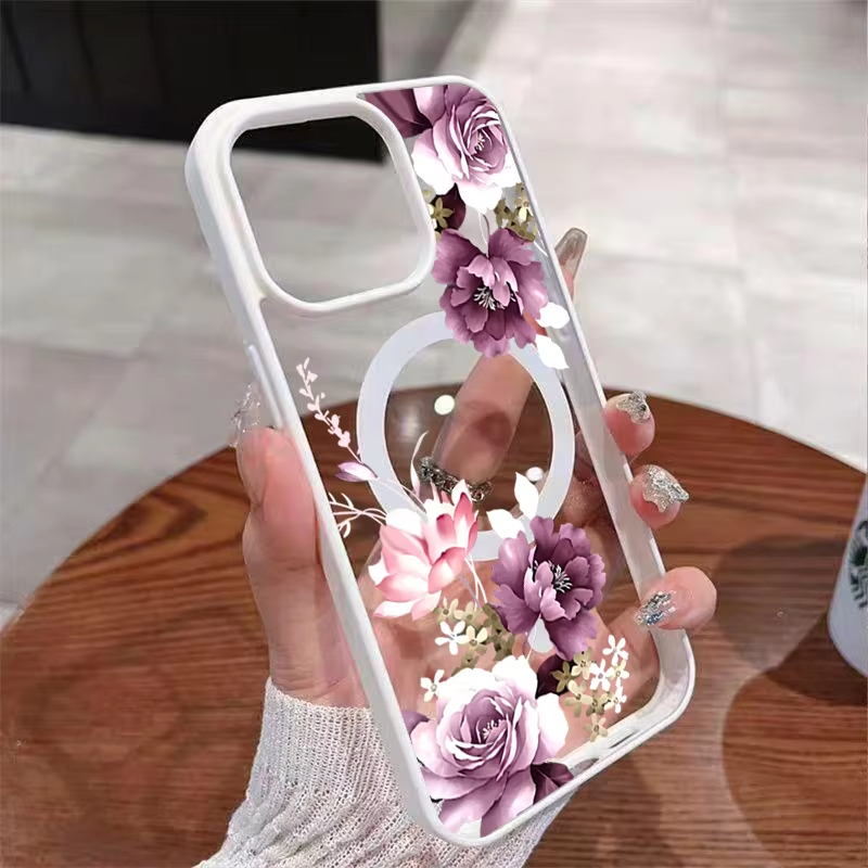 เคสโทรศัพท์ลายดอกไม้สีชมพูลава - Phone Cases Mous บทวิจารณ์และราคา