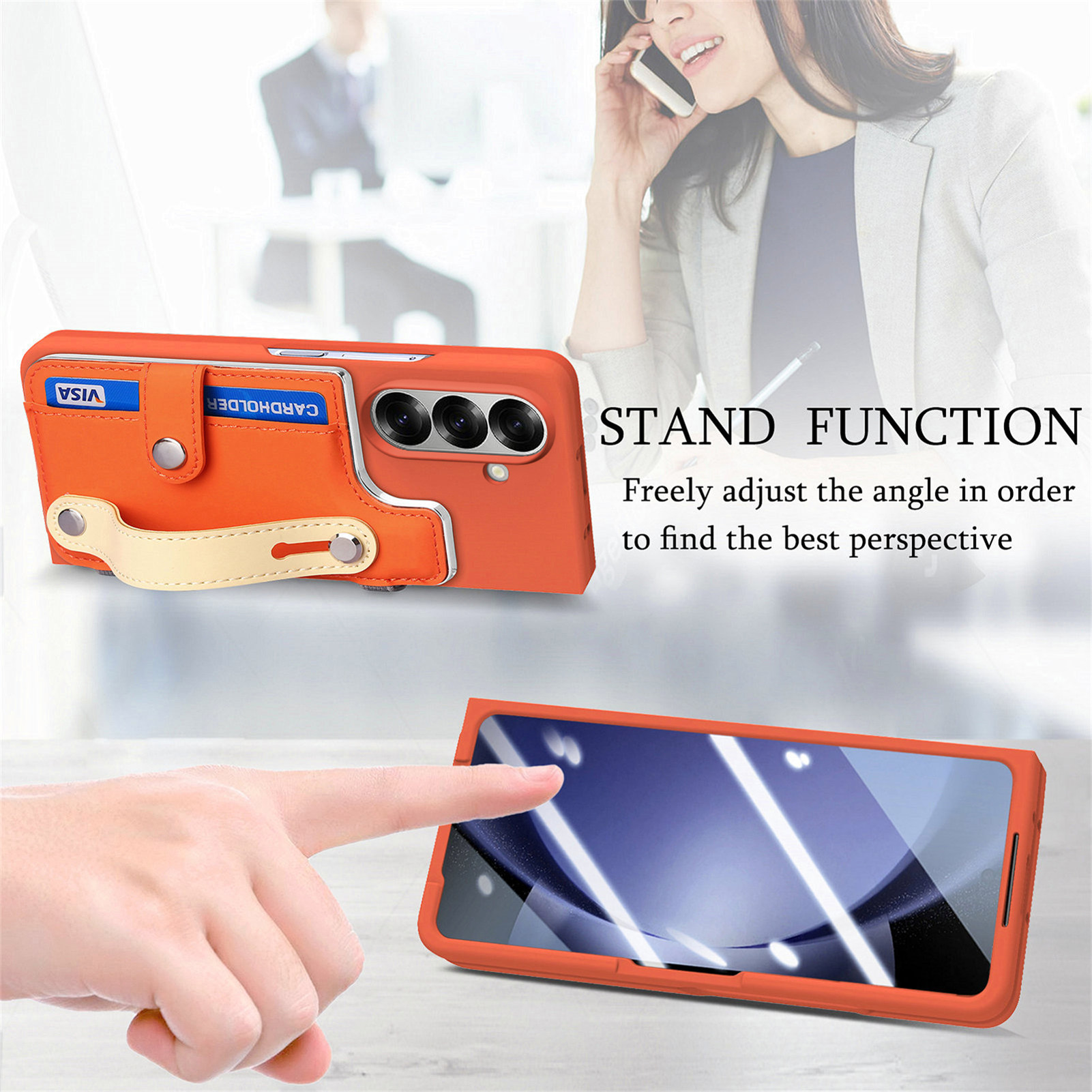เคสโทรศัพท์แบบมีสายคล้องข้อมือ - Slim Card Slot Case บทวิจารณ์และราคา