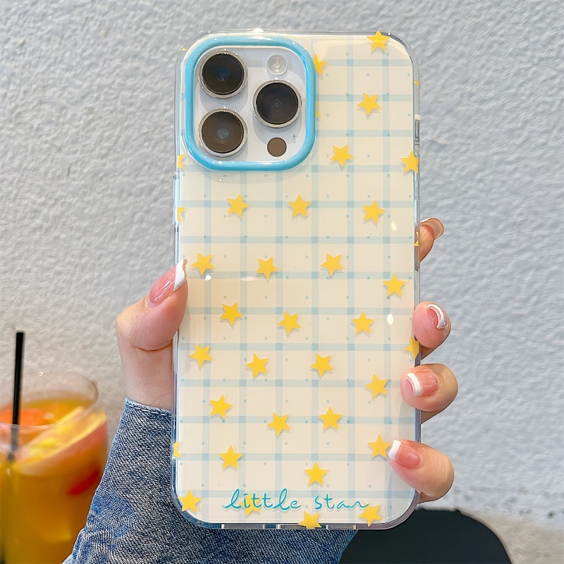 เคสโทรศัพท์ลายตารางดาวสีเหลือง - Phone Cases Mous บทวิจารณ์และราคา