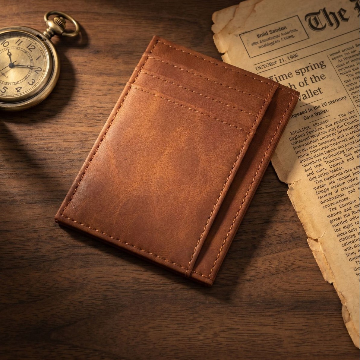 ที่ใส่บัตรหนัง PU บางเฉียบ, ช่ - Slim Card Slot Case บทวิจารณ์และราคา