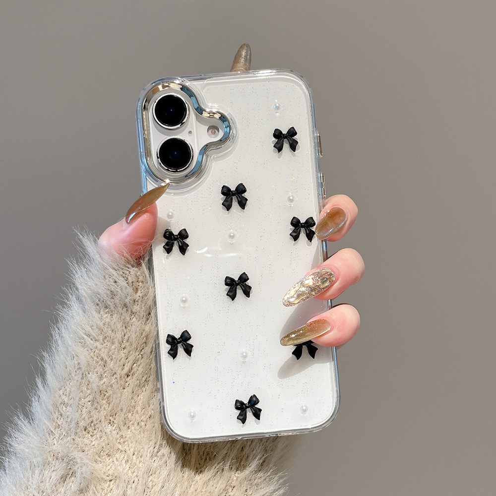 เคสโทรศัพท์สีใสแวววาวลูกปัดโบว - Phone Cases Pinterest บทวิจารณ์และราคา