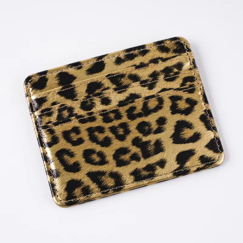 คลาสสิก PU หนังเสือดาวพิมพ์กระ - Slim Card Slot Case บทวิจารณ์และราคา