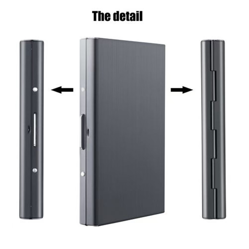 กระเป๋าใส่บัตร RFID สแตนเลสแบบ - Slim Card Slot Case บทวิจารณ์และราคา