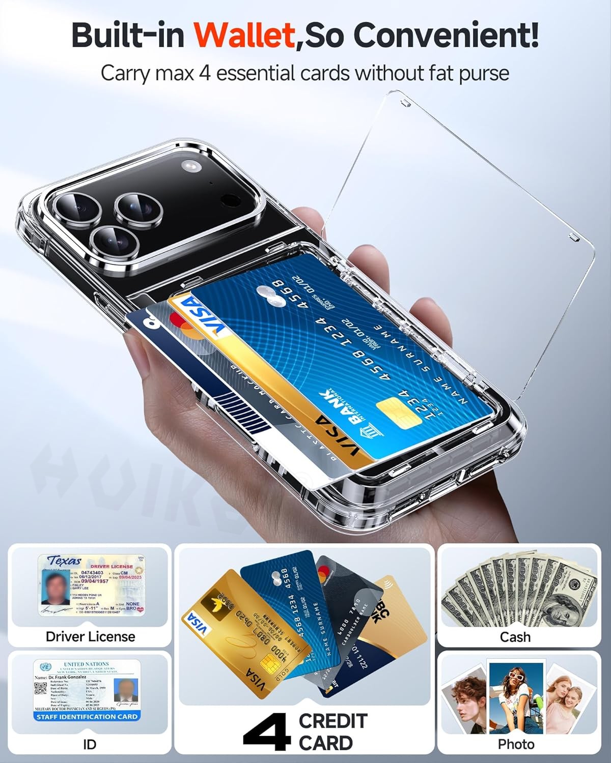 เคสใส่บัตรสำหรับ iPhone 17 Pro - Slim Card Slot Case บทวิจารณ์และราคา