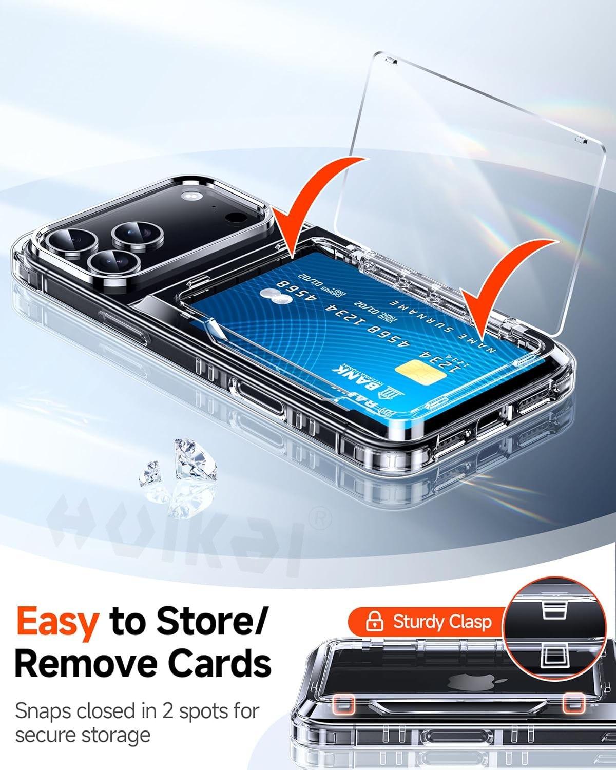 เคสใส่บัตรสำหรับ iPhone 17 Pro - Slim Card Slot Case บทวิจารณ์และราคา