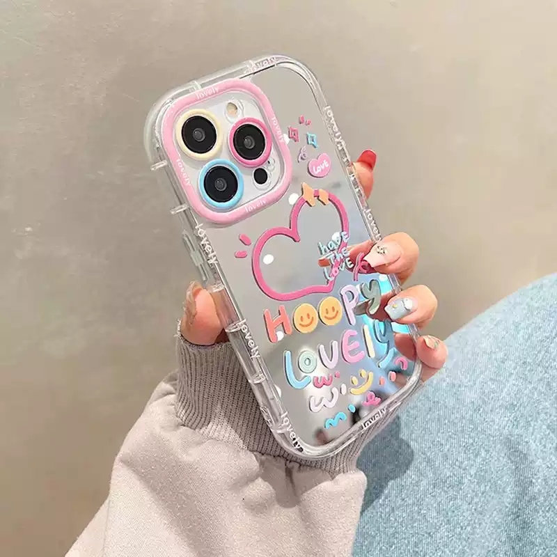 เคสโทรศัพท์ลายหัวใจน่ารัก สีสั - Phone Cases Pinterest บทวิจารณ์และราคา