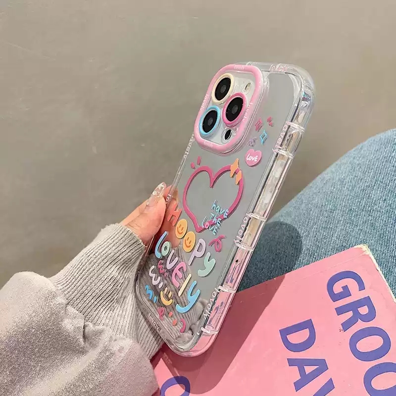 เคสโทรศัพท์ลายหัวใจน่ารัก สีสั - Phone Cases Pinterest บทวิจารณ์และราคา