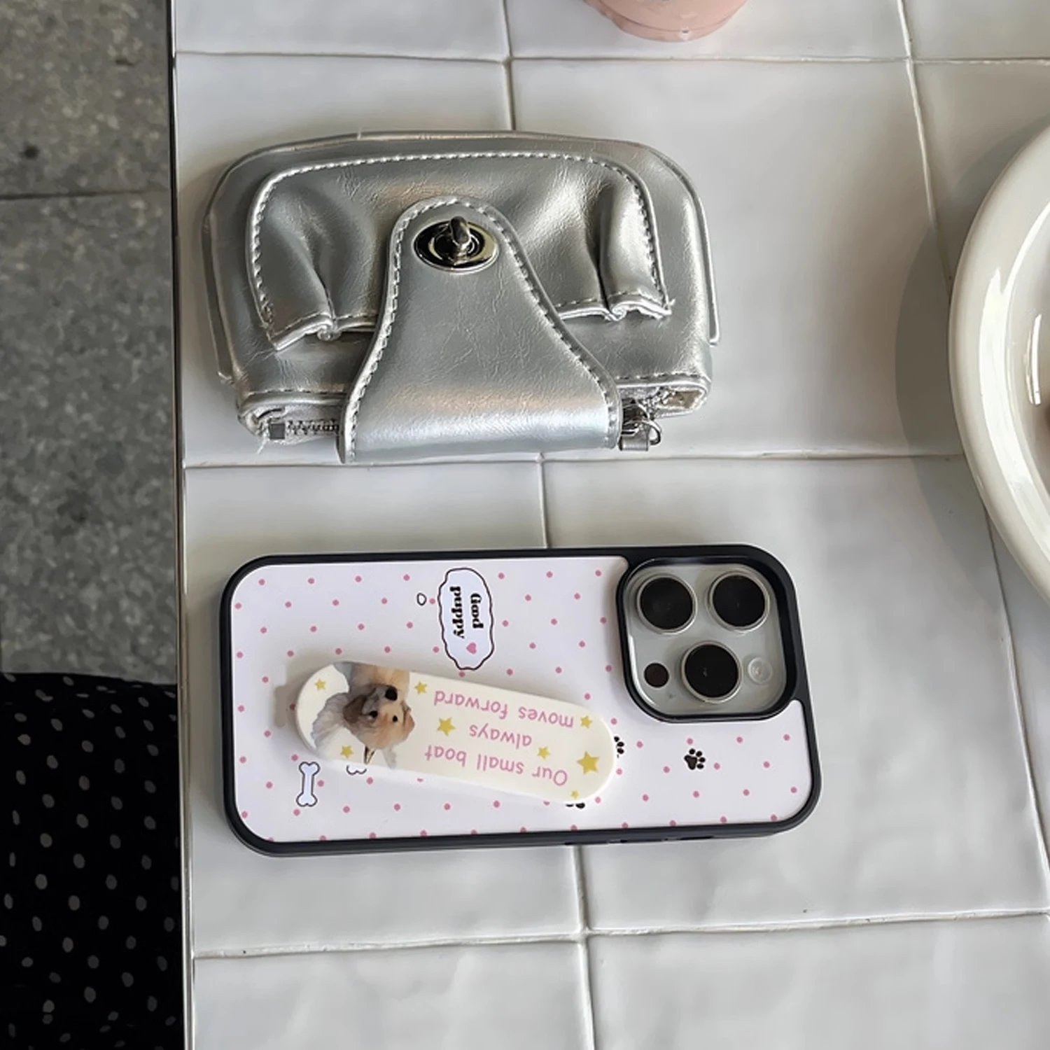 เคสโทรศัพท์ลาย INS Pink Wave P - Phone Cases With Stand บทวิจารณ์และราคา