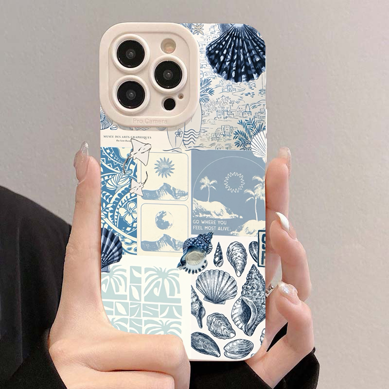 เคสโทรศัพท์ลายเปลือกหอยและสาหร - Phone Cases Mous บทวิจารณ์และราคา