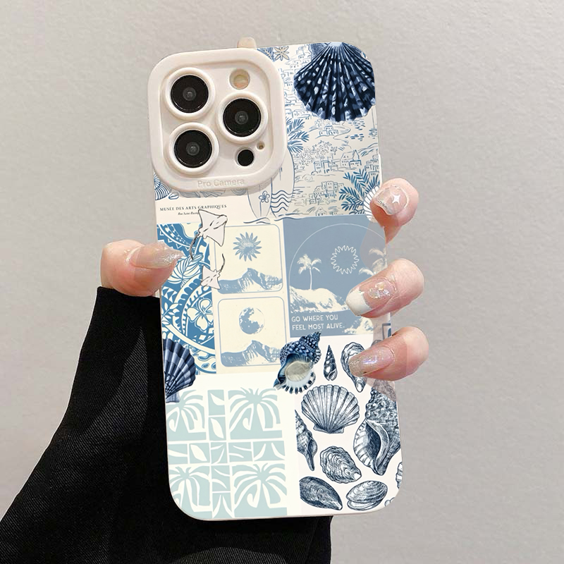 เคสโทรศัพท์ลายเปลือกหอยและสาหร - Phone Cases Mous บทวิจารณ์และราคา