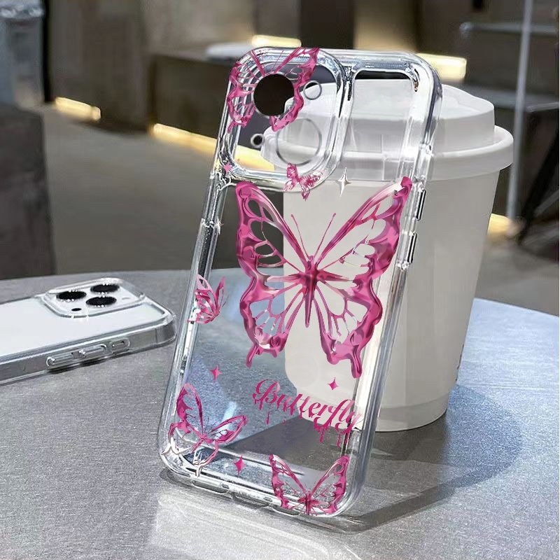 เคสโทรศัพท์ลายผีเสื้อกลิตเตอร์ - Phone Cases Y2K บทวิจารณ์และราคา